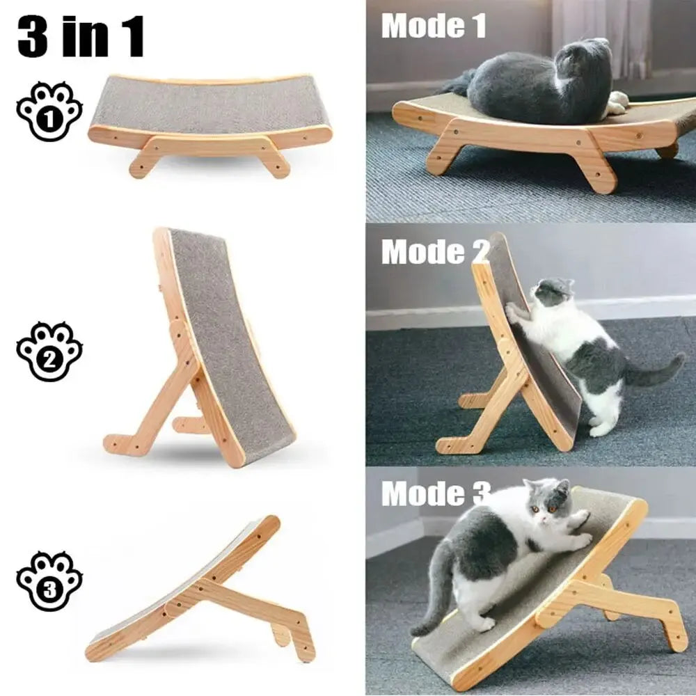 Drewniana drapaczka dla Kotów