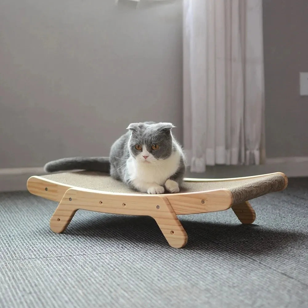 Drewniana drapaczka dla Kotów