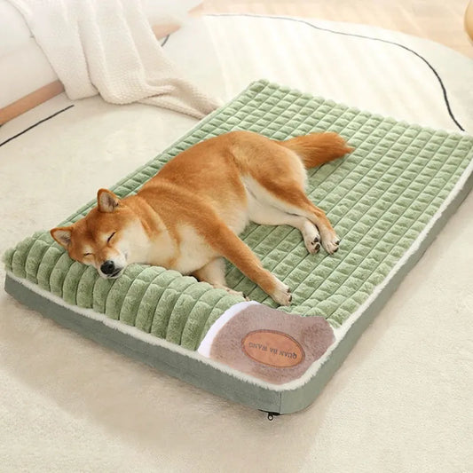 A comfortable and warm bed