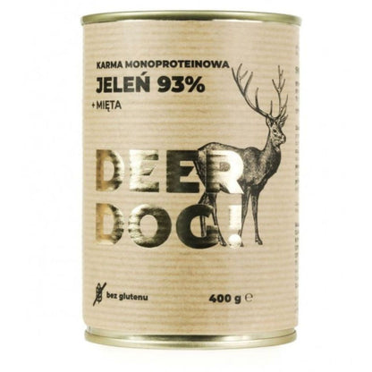 Deer Dog karma mokra dla psa MIX smaków 6 puszek 400g