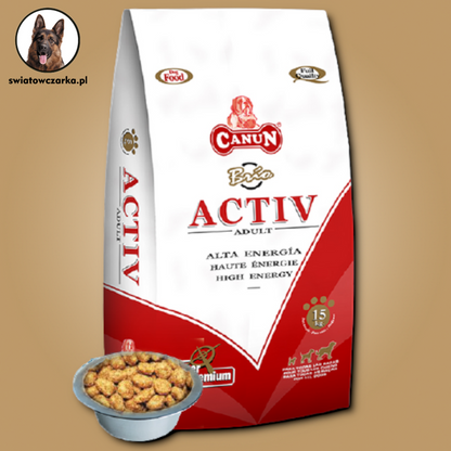 CANUN - BRIO ACTIV dla psów aktywnych 15kg