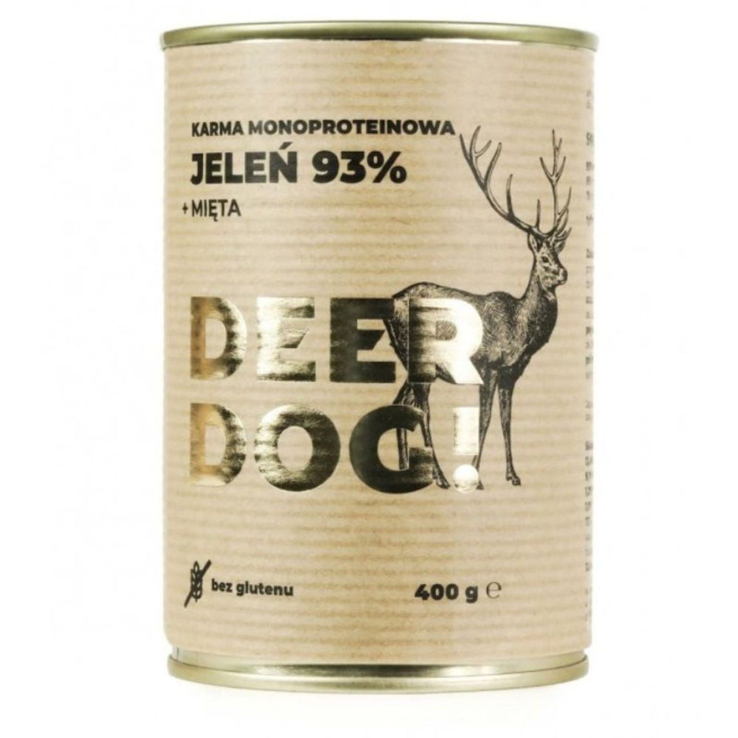 Deer Dog karma mokra dla psa MIX smaków 11+1 gratis 400g puszka