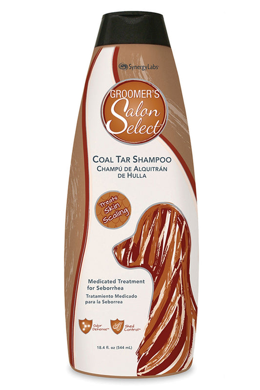 Groomer\'s Salon Select Coal Tar Shampoo / Szampon przeciwłupieżowy, przeciwłojotokowy 544ml